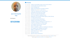 Desktop Screenshot of jeanchristophegay.com